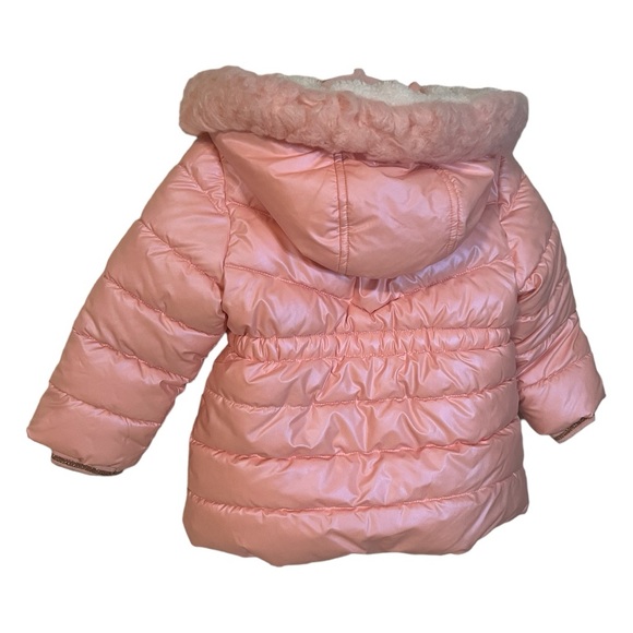 A George pink baby girl winter coat in 18-24 months - Picture 4 of 5
